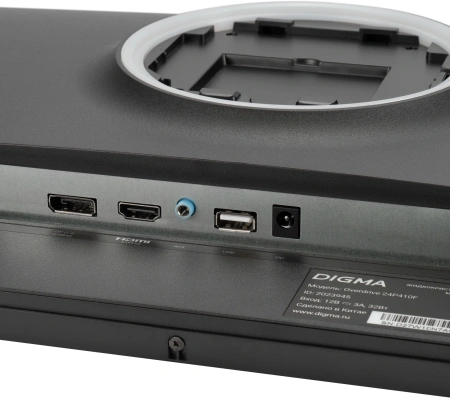 Монитор Digma 23.8" Overdrive 24P410F черный IPS LED 2ms 16:9 HDMI матовая 300cd 178гр/178гр 1920x1080 200Hz G-Sync FreeSync DP FHD USB 2.8кг