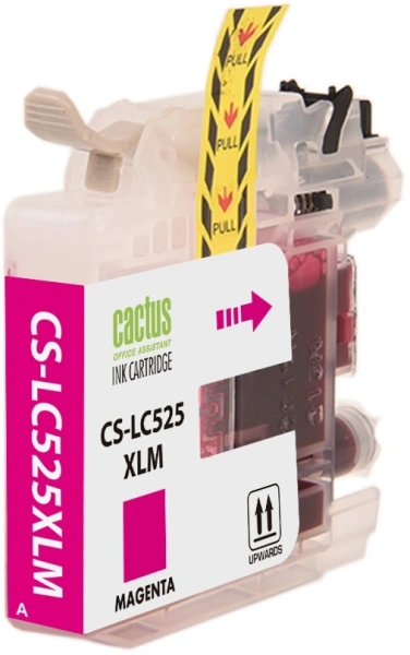 Картридж струйный Cactus CS-LC525XLM пурпурный (14.4мл) для Brother DCP-J100/J105/J200