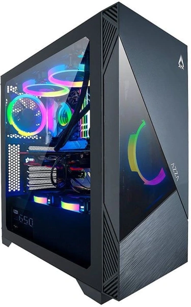 Корпус Azza Eclipse черный без БП ATX 4x120mm 2xUSB2.0 1xUSB3.0 audio bott PSU