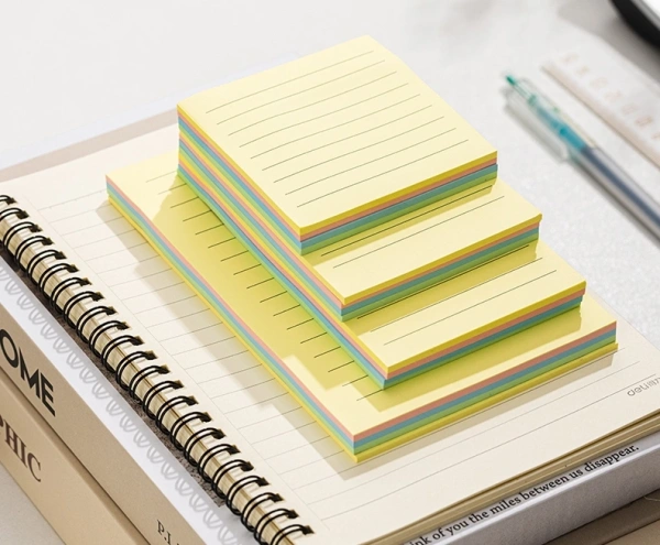 Блок самоклеящийся бумажный Deli Stick UP EA046 76x101мм 100лист. пастель ассорти 4цв.в упак. в лине