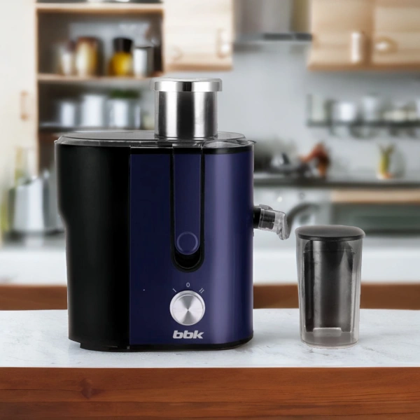 Соковыжималка центробежная BBK JC060-H02 600Вт рез.сок.:450мл. черный/фиолетовый