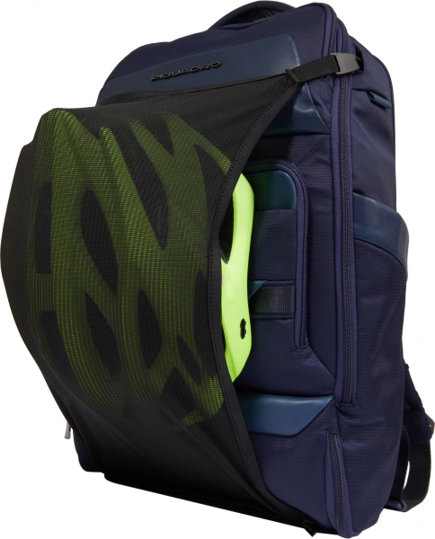 Рюкзак мужской Piquadro Nevet CA6489W132/BLU темно-синий ткань/натур.кожа