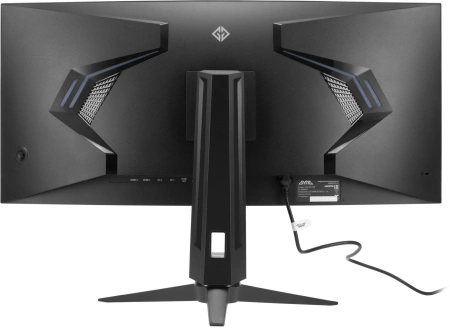 Монитор GMNG 34" Gaming GM-34C11W черный VA LED 2ms 21:9 HDMI M/M матовая HAS Piv 4000:1 300cd 178гр/178гр 3440x1440 165Hz G-Sync FreeSync DP 2K 8.57кг