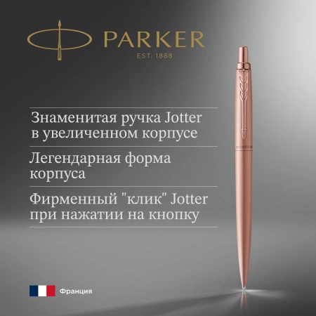 Ручка шариков. Parker Jotter Monochrome XL SE20 (CW2122755) роз.зол.мат. M син. черн. подар.кор.
