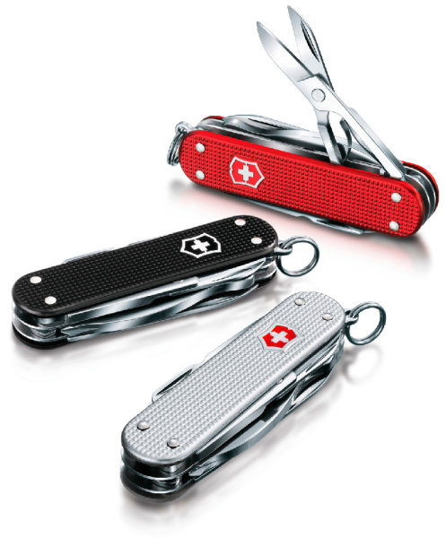 Нож перочинный Victorinox MiniChamp Alox (0.6381.26) 58мм 14функц. серебристый