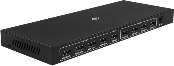 Сплиттер аудио-видео Digma DHSP-v1.4x8 HDMI (f)/8xHDMI (f) черный