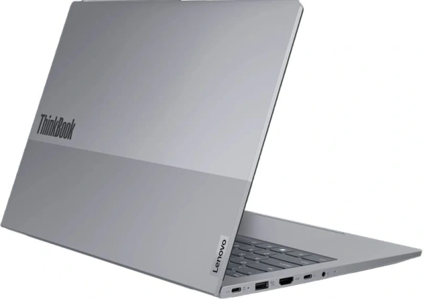 Ноутбук Lenovo Thinkbook 14 G6 IRL Core i5 13420H 8Gb SSD512Gb Intel UHD Graphics 14" IPS WUXGA (1920x1200) noOS grey WiFi BT Cam Bag (21KG00U0AK)