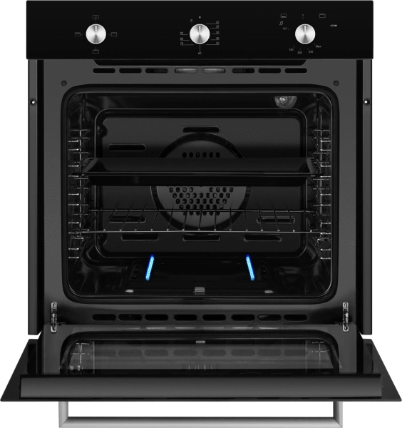 Духовой шкаф Газовый Weissgauff WGO 706 черное стекло