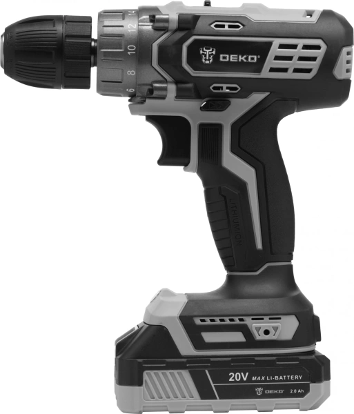 Дрель-шуруповерт Deko DKCD20 аккум. патрон:быстрозажимной (кейс в комплекте) (063-4050)