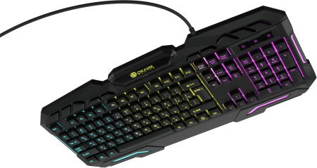Клавиатура Оклик 700G Dynasty черный USB Multimedia for gamer LED
