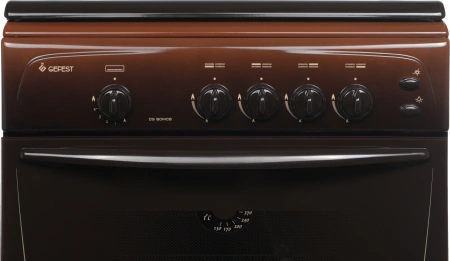 Плита Газовая Gefest CG 60MC6 K83 коричневый (металлическая крышка) реш.чугун