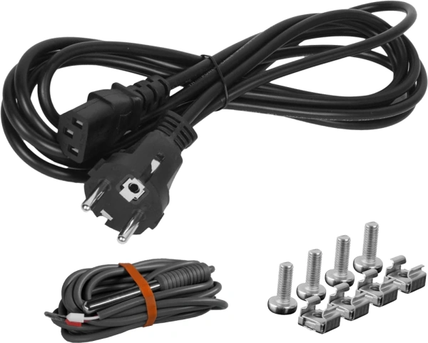 Блок 3-х вентиляторов TWT (TWT-CBB-FANB3-RACK-T) 19". с подшипниками. с термостатом. 1U