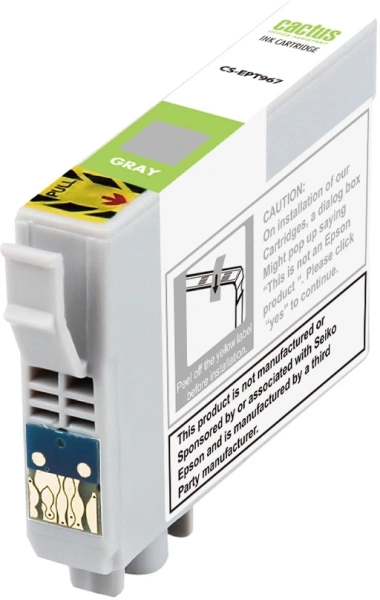 Картридж струйный Cactus CS-EPT967 T0967 серый (13мл) для Epson Stylus Photo R2880