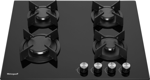 Газовая варочная поверхность Weissgauff HG 640 BG черный