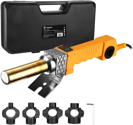 Сварочный аппарат для пластиковых труб Deko PPWM2500W 2.5кВт Тмакс.:300 колод.насад. (кейс в компл.)