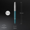 Ручка перьев. Parker 51 Core (CW2123506) Teal Blue CT F сталь нержавеющая подар.кор.
