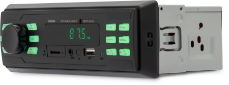 Автомагнитола Digma MCP-225G 1DIN 2x45Вт BT5.0 AUX 2