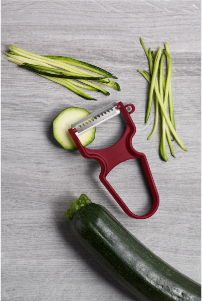 Овощечистка для овощей и фруктов Victorinox Rapidс лезвием жульен красный карт.кор. (6.0934.1)