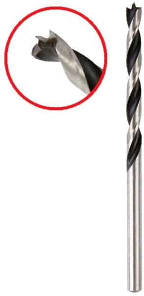 Сверло Hammer Flex 202-205 (202-205) по дереву Д=8мм Дл=117мм (1пред.) для дрелей