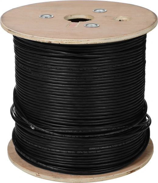 Кабель информационный ITK GENERICA BC3-C5E04-139-305-G кат.5E U/UTP 4X2X24AWG LDPE внешний 305м черный