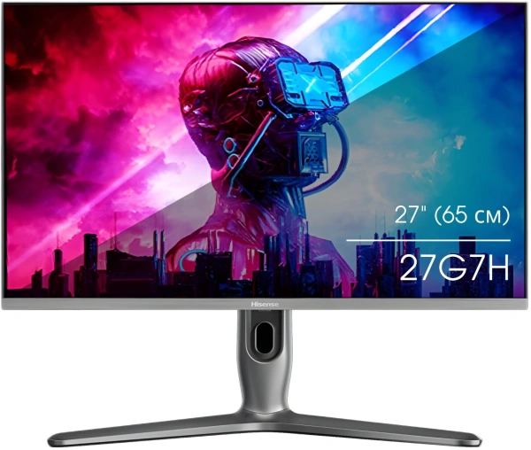 Монитор Hisense 27" 27G7H IPS Mini-LED Quad 2K (1440p) т.сер 1ms HDMI DP Piv 170Hz 600cd Ex