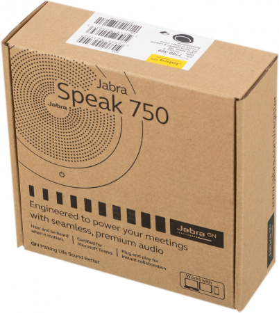 Спикерфон Jabra Speak 750 MS Teams черный/серебристый (7700-309) USB