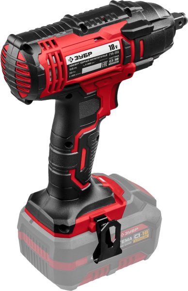 Гайковерт Зубр ГУЛ-255 аккум. патрон:квад.1/2"