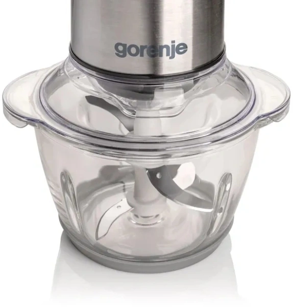 Измельчитель электрический Gorenje S450XE 1.2л. 450Вт серебристый/черный