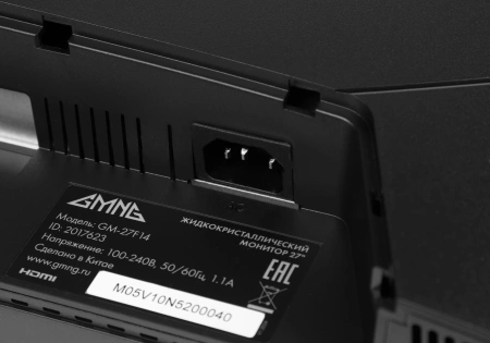 Монитор GMNG 23.8" GM-27F14 IPS FHD чер 3ms HDMI DP HAS Piv 300cd