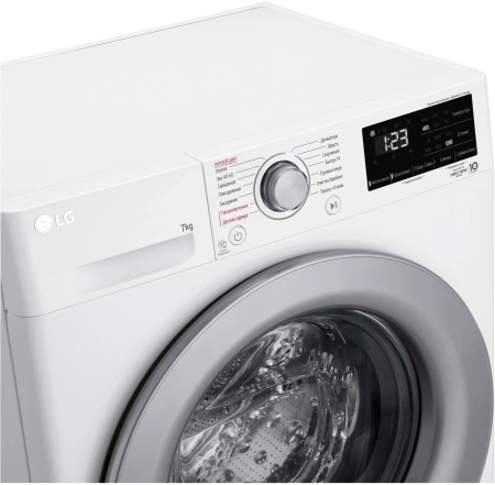Стиральная машина LG F2V3HS4W класс: A загр.фронтальная макс.:7кг белый инвертер