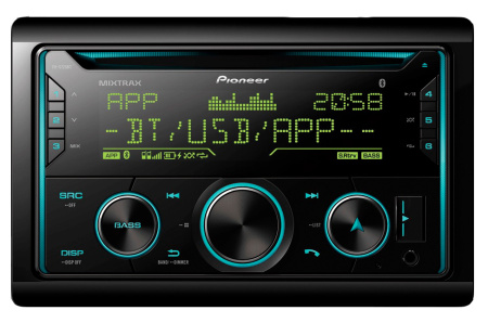 Автомагнитола Pioneer FH-S725BT 2DIN 4x50Вт ПДУ RDS
