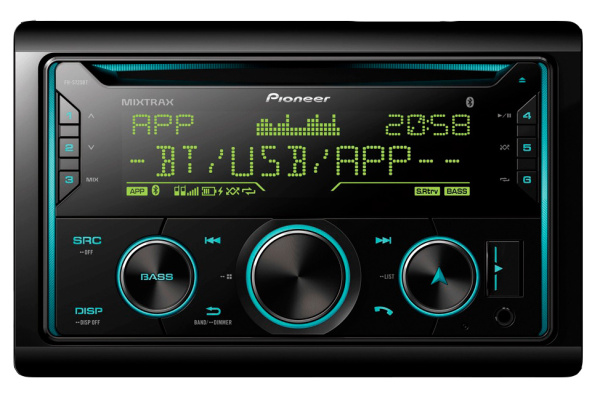 Автомагнитола Pioneer FH-S725BT 2DIN 4x50Вт ПДУ RDS