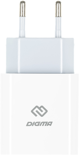 Сетевое зар./устр. Digma DGW2C 20W 3A (PD) USB-C универсальное белый (DGW2C0F010WH)