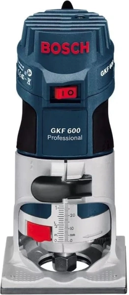 Фрезер Bosch GKF 600 600Вт 33000об/мин макс.ход:38мм