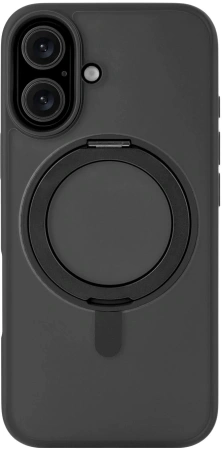 Чехол (клип-кейс) uBear для Apple iPhone 16 Clip 360 with MagSafe черный (CS437BL61RG-I24M)