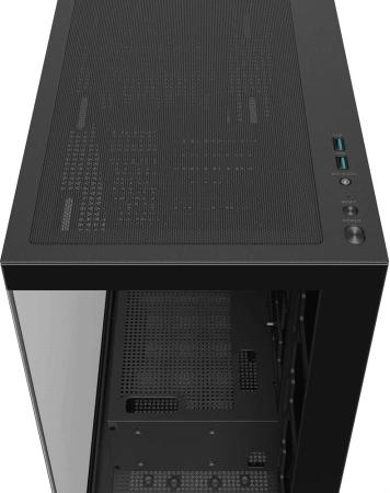 Корпус Deepcool CG580 черный без БП ATX 10x120mm 3x140mm 2xUSB3.0 audio bott PSU