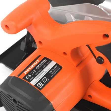 Циркулярная пила (дисковая) Patriot CS 212 1800Вт (ручная) D диска.:210мм (190301650)