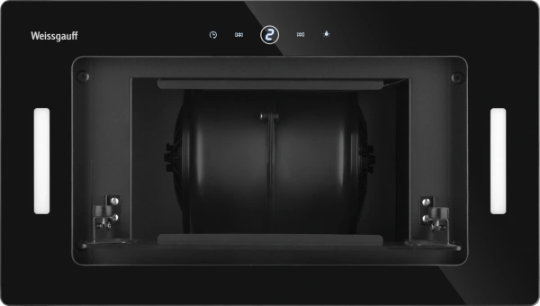 Вытяжка встраиваемая Weissgauff Aura 1350 черный управление: сенсорное (1 мотор)