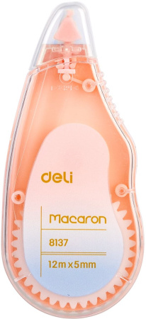 Лента коррект. Deli EH333 12мx5мм ассорти корпус белый блистер (упак.:3шт)