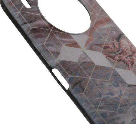 Чехол (клип-кейс) Gresso для Honor 50 Lite Meridian золотистый/синий (GR17AAAE8878)