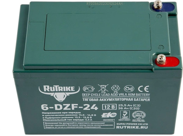 Батарея для ИБП Rutrike 6-DZF-24 12В 24Ач
