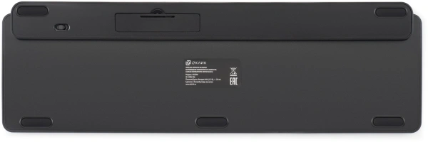 Клавиатура Оклик K859W черный/серый USB беспроводная slim Multimedia (2002136)