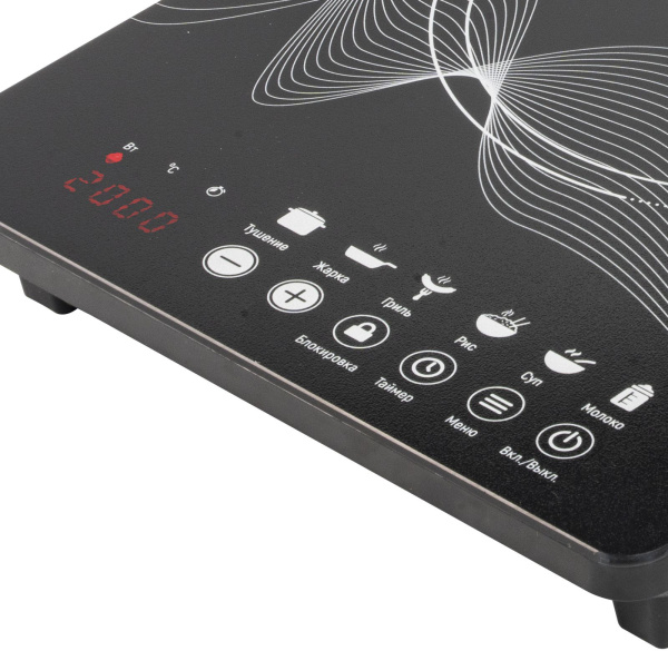 Плита Индукционная Galaxy GL 3063 черный стеклокерамика (настольная)