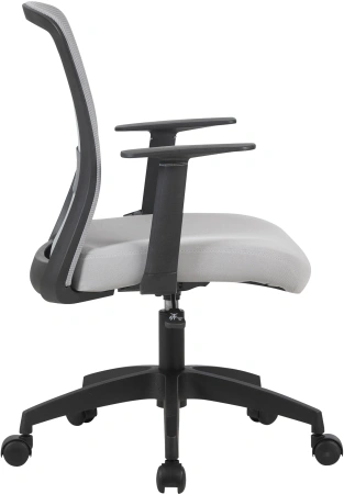 Кресло Cactus CS-MC333-GY серый сиденье серый сетка/ткань низк.спин. крестов. пластик пластик черный