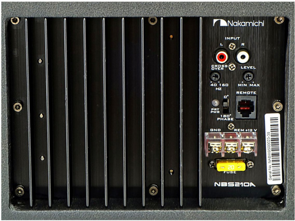 Сабвуфер автомобильный Nakamichi NAK-NBS210A 100Вт активный (25см/10")