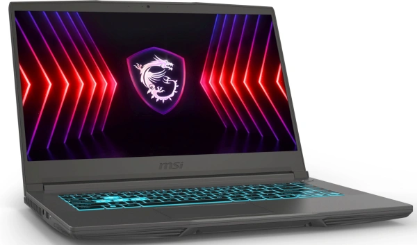 Ноутбук MSI Thin A15 B7UC-405XRU Ryzen 5 7535HS 16Gb SSD1Tb NVIDIA GeForce RTX 3050 4Gb 15.6" IPS FHD (1920x1080) Free DOS grey space WiFi BT Cam (9S7-16RK11-405)