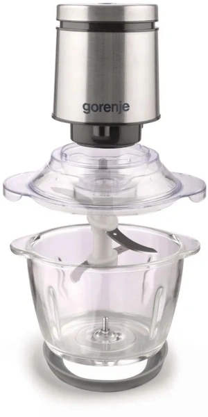 Измельчитель электрический Gorenje S450XE 1.2л. 450Вт серебристый/черный