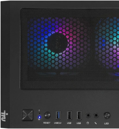 ПК IRU Game 710Z7GP TWR i7 12700F (2.1) 64Gb SSD1Tb RTX 4070Super 12Gb FreeDOS GbitEth 850W черный (2075025)