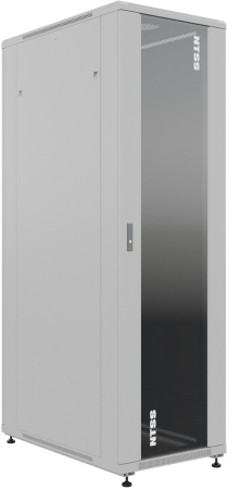 Шкаф серверный NTSS Премиум (NTSS-R22U60100GS) напольный 22U 600x1000мм пер.дв.стекл металл 900кг се