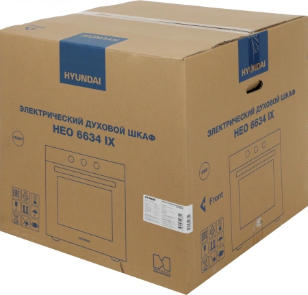 Духовой шкаф Электрический Hyundai HEO 6634 IX серебристый
